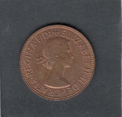 Beschrijving: 1 Penny  ELIZABETH II  
